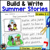 Sequence Summer Writing Prompts with Pictures | Build a St