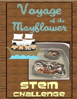 Preview of Build the Mayflower! Thanksgiving Science Density Inquiry STEM Activity-DIGITAL