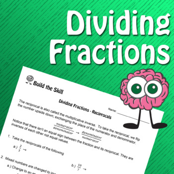 Preview of Build the Skill - Dividing Fractions