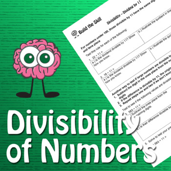 Preview of Build the Skill - Divisibility of Numbers