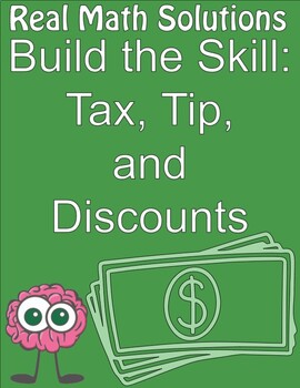 Preview of Build the Skill - Tax, Tip, and Discount
