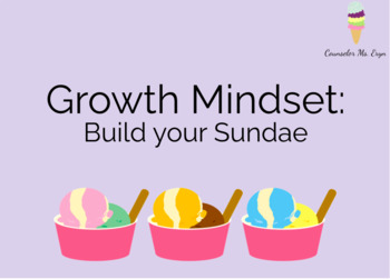 Preview of Growth Mindset Group - Build your Sundae (Boom Slides)
