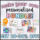 Build your own CUSTOM BUNDLE - 20-30% OFF Special Ed Activities!