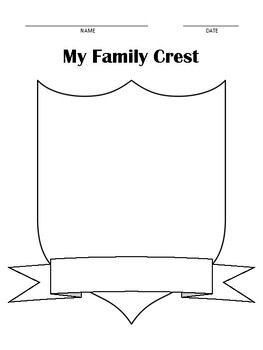 family crest outline