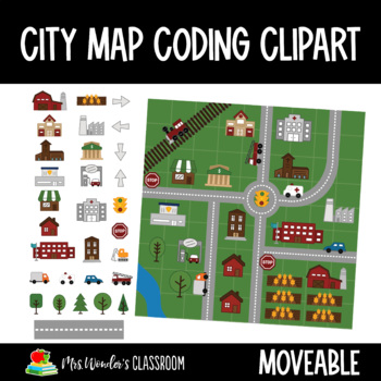 clipart city map