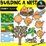 Building A Nest - Short Story Clip Art Set {Educlips Clipart}