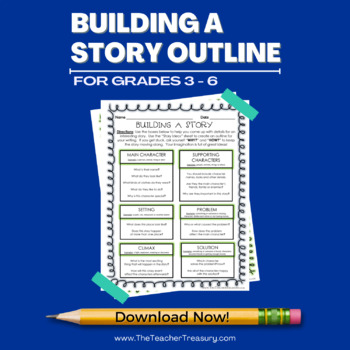 Preview of Building A Story - Creative Writing Outline