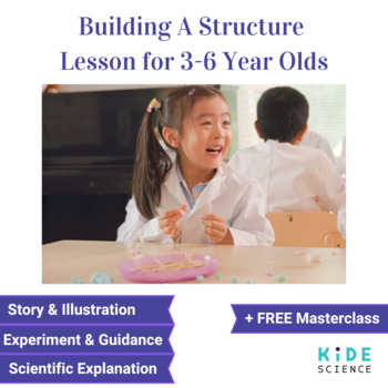 Preview of Building A Structure (Shapes too!)  Experiment for 3-6 Year Olds - Kide Science