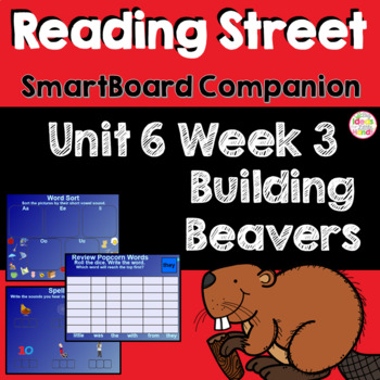 Preview of Building Beavers SmartBoard Companion Kindergarten