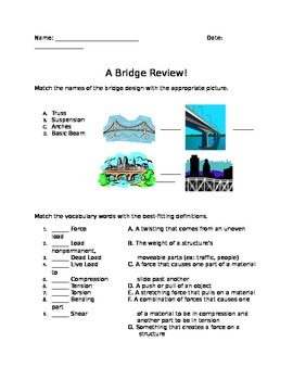 Preview of Building Big Bridge Assessment