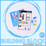 Building Block Number Mats ● Build & Write Activity ● PreK