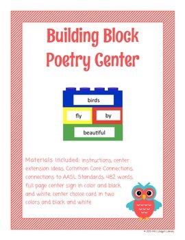 Preview of Building Block Poetry Library Center