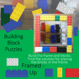 Building Block Puzzles:  Framed Up  - Distance Learning Op