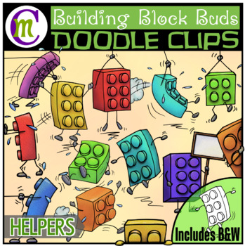 Preview of Building Blocks Clipart Buddies:  Helpers