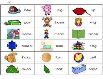 Building Blocks Junior Apraxia Mega Blocks CV/VC, CVCV, CVC & CVCVC