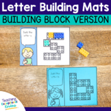 Building Blocks Letter Building Mats | Fine Motor Alphabet Center