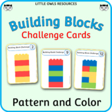 Building Blocks Pattern & Color Challenge Cards
