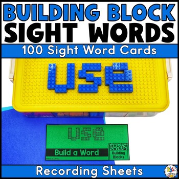 Preview of Building Blocks Sight Word Review & Practice Cards Set 1 - High Frequency Words