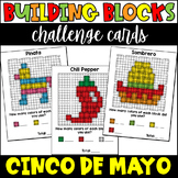 Building Blocks Task Cards- Cinco De Mayo Activities Dista