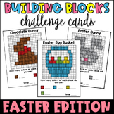 Distance Learning Building Blocks Task Cards- Easter Activities