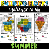 Building Blocks Task Cards- Summer Activities Distance Learning