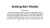 Building Bohr Models