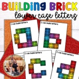 Building Bricks Lowercase Alphabet Letter Builder Mats