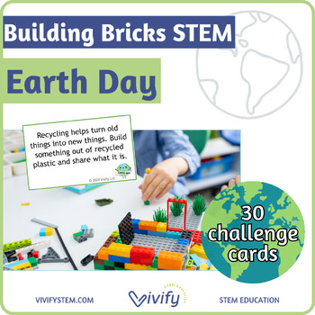 Preview of Building Bricks STEM Earth Day Design Challenge
