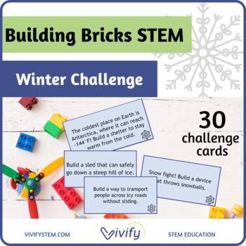 Preview of Building Bricks STEM Winter Engineering Design Challenge