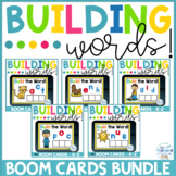 Building CVC Words BUNDLE Boom Cards! Distance Learning!