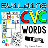 CVC Words Center Activity {Kindergarten and First Grade Literacy Centers}