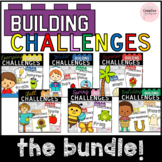 Building Challenges STEM Task Cards for Kindergarten Bundle