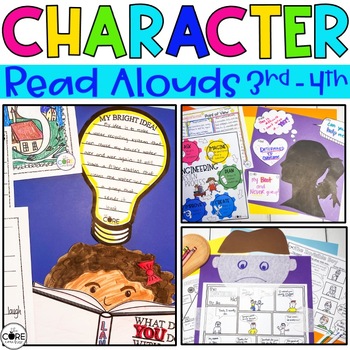 Preview of Building Character Read Aloud Lessons | Character Trait Activities for 3rd & 4th