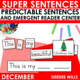 Building Christmas Sentences Center with Predictable Simpl