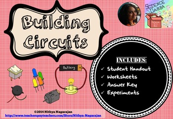 Preview of Building Circuits - Electricity - Activities, Worksheets, Handouts
