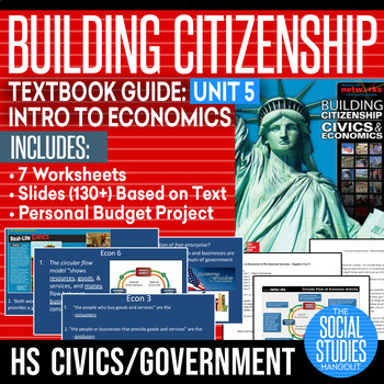 Preview of Building Citizenship Unit 5 - Introduction to Economics