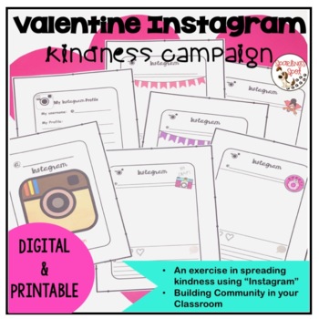 Preview of Valentine Instagram Kindness Campaign | Building Community | #bekind