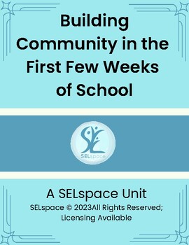 Preview of Building Community in the First Weeks of School (K-8)