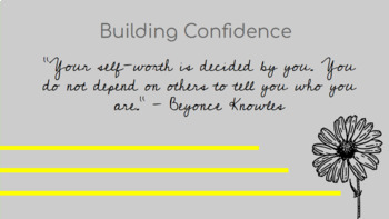 Preview of Building Confidence + Self-Worth : A SEL Interactive Activity 