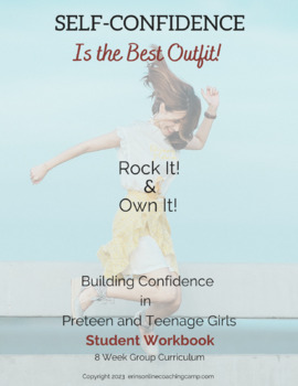 Preview of Building Confidence in Pre-Teen and Teenage Girls 8 Week Group Curriculum