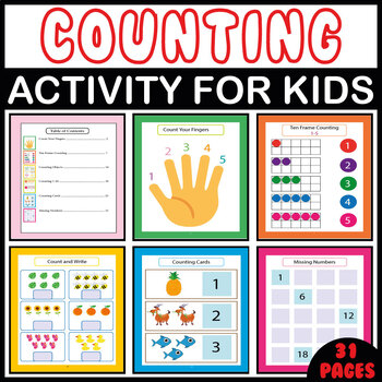 Preview of Building Counting Skills: Essential Activities for Early Learners 31 Pages