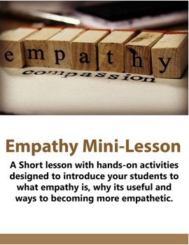 Preview of Building Empathy In Your Students