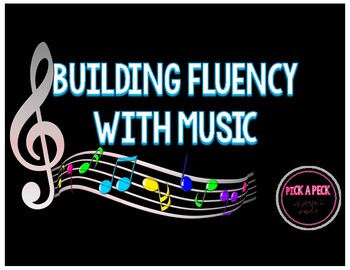 Preview of Building Fluency with Music, Back to School Edition
