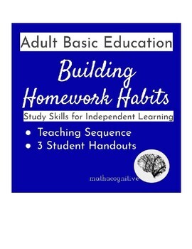Preview of Asynchronus Learning | Building Homework Habits: Mini Lesson+ Handouts