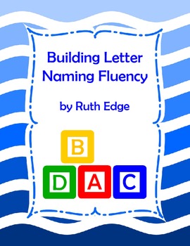 Preview of Building Letter Naming Fluency
