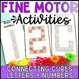 Snap Cube Letters & Numbers. Connecting Cubes Task Boxes. 