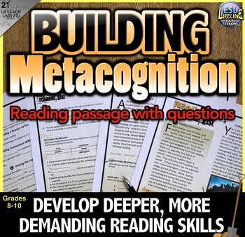 Preview of Build Metacognition & Teach Deeper Reading Strategies with Reading Comprehension