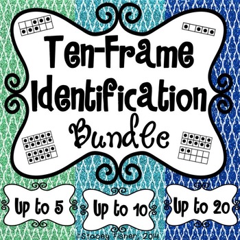 Preview of Ten-Frame Identification BUNDLE-Build Number Sense with Numbers to 5, 10, and 20