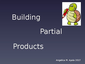 Preview of Building Partial Products