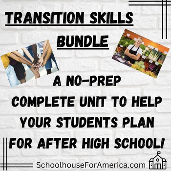 Preview of Building Post-High School Transition Skills